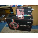 A Meopta Opemus 6 Colour photographic Enlarger, boxed, including a boxed Trafo ST-100 transformer.