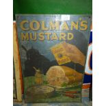 A 'Coleman's Mustard' enamel sign, 19 1/2'' x 13 1/2''.
