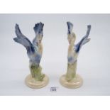 A pair of Jema Holland Spread Wings Flamingos/Phoenix model number 266.