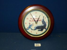 A battery wall Clock advertising Guinness by Gilroy Classics.