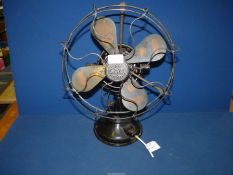 A vintage G.E.C. electric Fan.