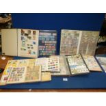 A quantity of stock books of miscellaneous Stamps to include; New Zealand, Uruguay, Montreal,