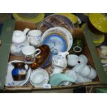 A quantity of china including Thomas of Germany and Royal Doulton part teasets, lustre bowl,