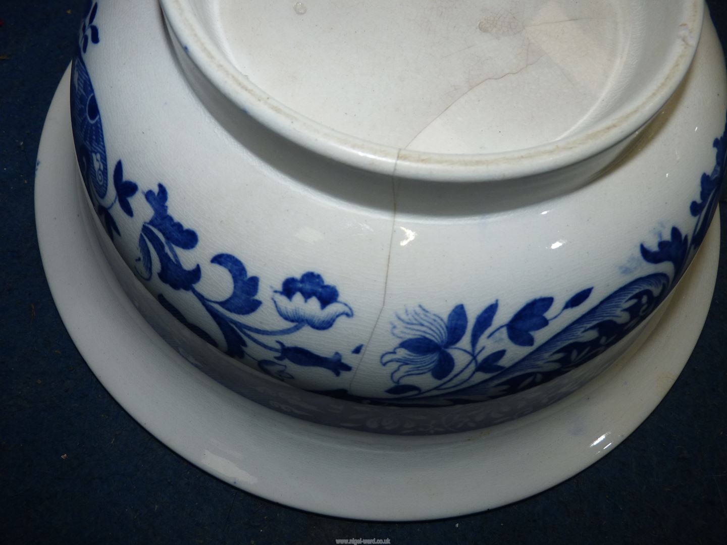 Four bowls including Ridgways 'Cornflower', Royal Worcester 'Lichfield' footed bowl, - Image 2 of 2