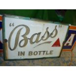 A 'Bass Brewery' enamel sign, 30'' x 20''.