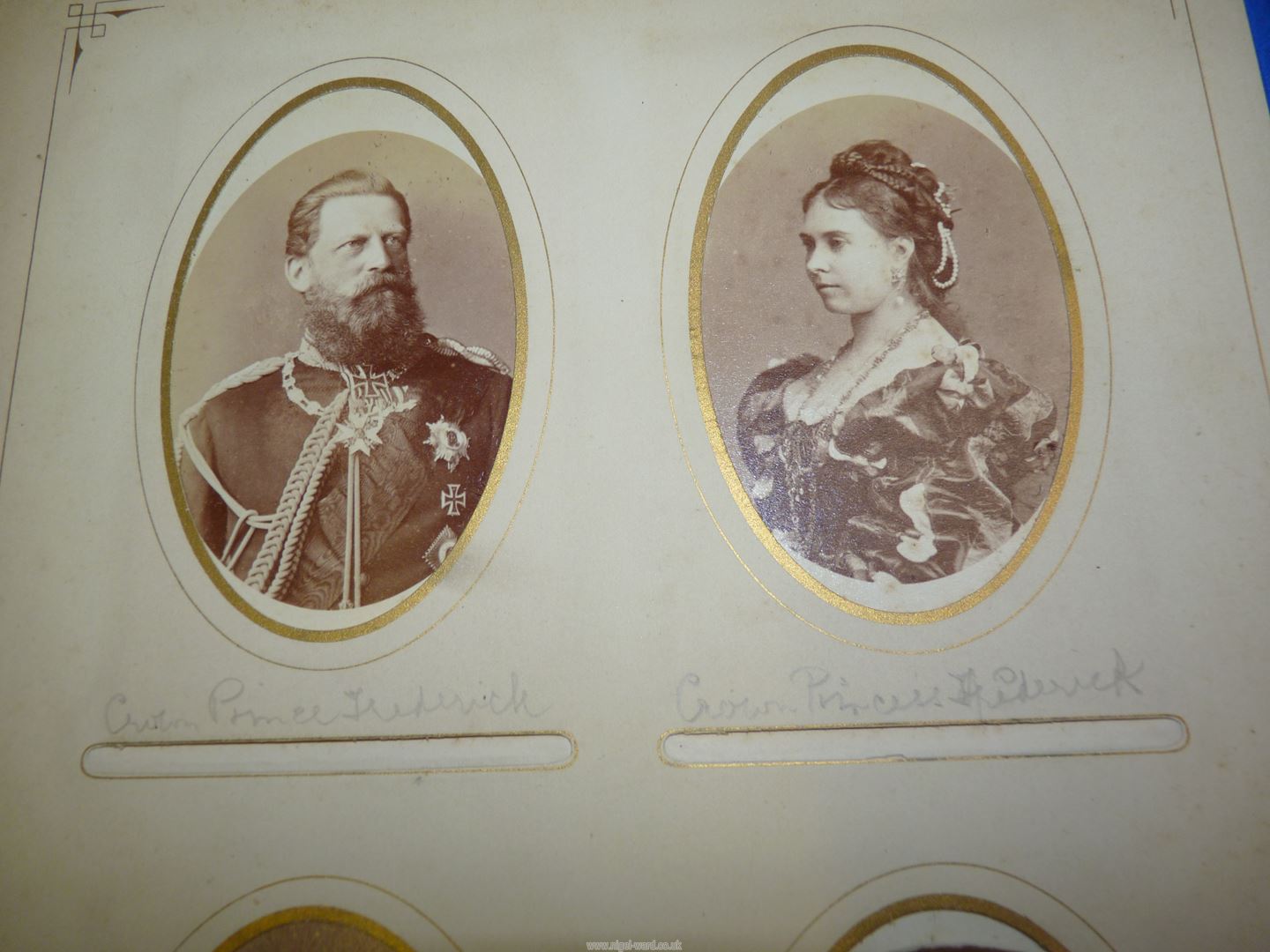 An interesting old leather Photograph Album containing black & white photographs of the Marquis of - Image 5 of 7