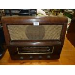 A vintage Columbia electric radio,