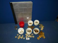 A quantity of pre-decimal Coins from Queen Victoria to Queen Elizabeth including farthings,
