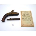 An 18th century flintlock Pistol for restoration,