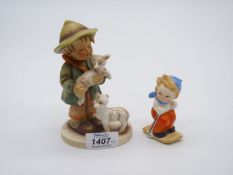 Two Hummel figures to include;