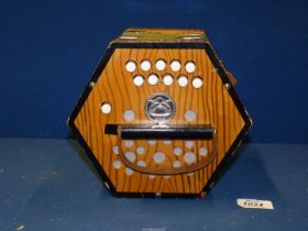 An East German made Accordian, 1950's/60's.
