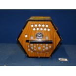 An East German made Accordian, 1950's/60's.