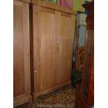 A stylish mixed hardwoods "Mark Rowlands Fine Furniture Cabinet Maker",