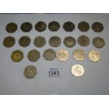 £10 worth of commemorative and other 50p Coins including Bailiwick of Jersey and Guernsey, Olympics,