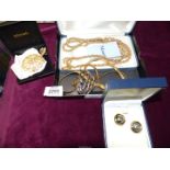 A quantity of vintage Monet costume jewellery including boxed set of necklace,