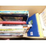 A box of art books including 'History of British Art', 'Pastels Workshop', 'Painting in Oils' etc.