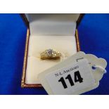 18ct Gold Diamond ring,