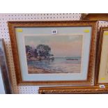 A gilt framed watercolour,