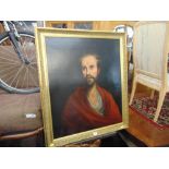 A gilt framed oil on canvas,