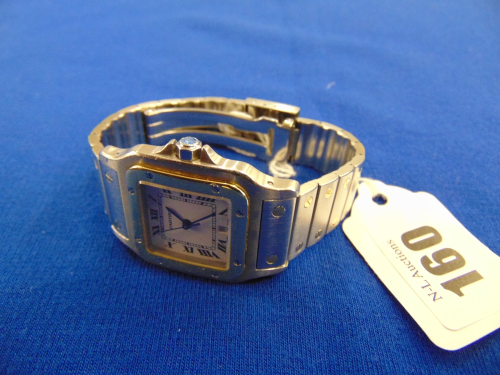 A Cartier De Santos watch,