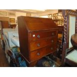 A mahogany bureau