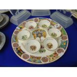 A Coalport Passover plate,