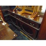 An Edwardian Mahogany sideboard