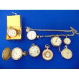 Eight assorted pocket watches