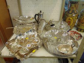 A large qty of silver plate
