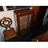 A 1940's display cabinet