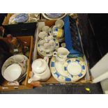 A Royal Norfolk dinner/ tea set and a boxed set of glasses