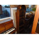 A open domed top bookcase