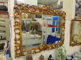 An ornamental mirror