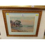 A gilt framed watercolour,