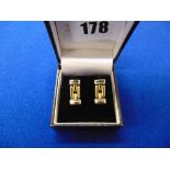 Pair of 18ct Gold stud earrings