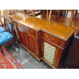 A Regency style break front sideboard