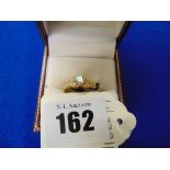 18ct Gold Diamond ring,