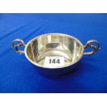 A hallmarked Silver twin handled bowl, 2.