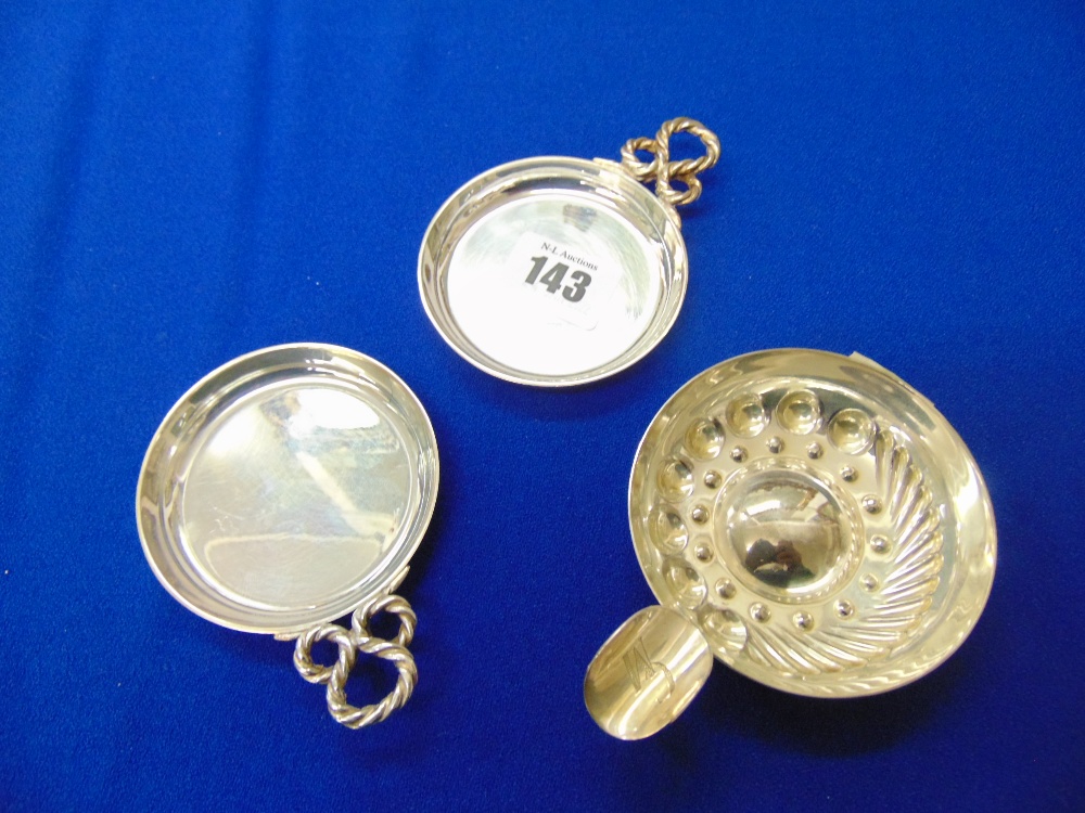 Three items of silver plated inc.