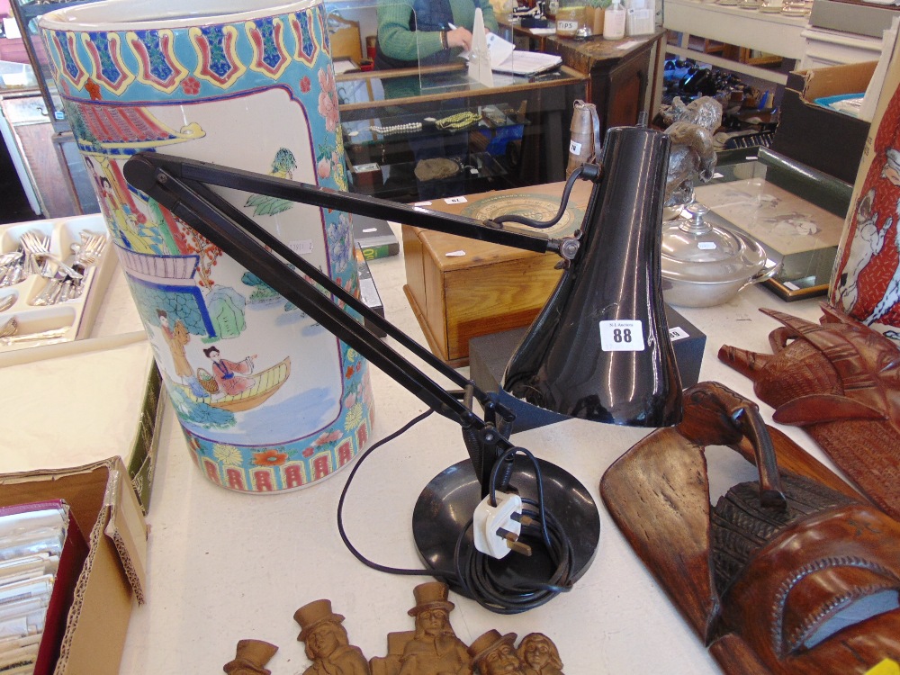 A black angle poise lamp - Image 2 of 3