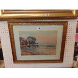 A gilt framed watercolour,