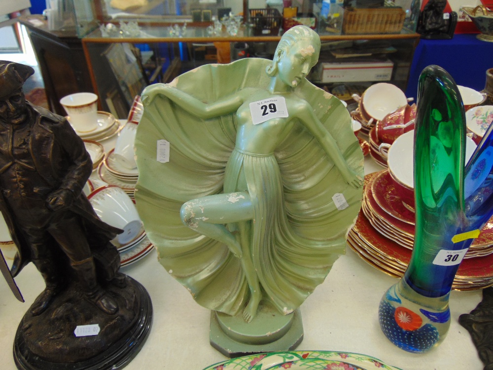 An Artdeco lady figure