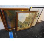 A pair of Dutch prints plus other inc.