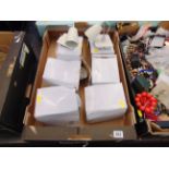 Eight boxed unused spot lights,