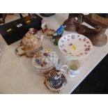 A qty of porcelain and pottery,