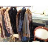 Three Mink coats (one reversible), sizes approx.