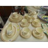 A Royal Doulton Lissete part tea/ dinner set