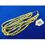 A Fresh water Pearl four strand necklace