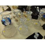 Four glass decanters inc.