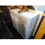 A Pine two door/ two drawer kitchen cabinet